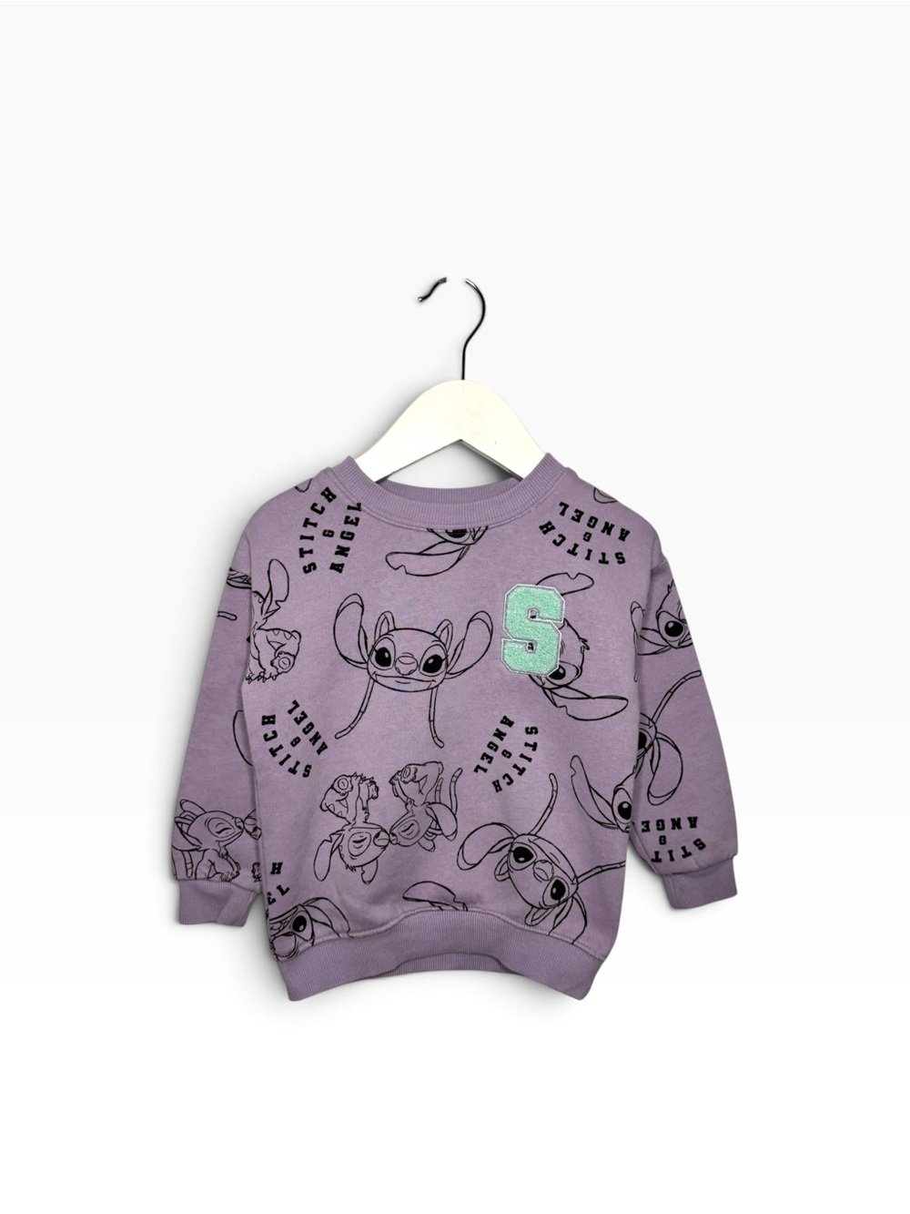 ⭐️ 5/$30 Disney Stitch & Angel Kids Sweater size 3T